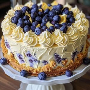 Blue berry cake